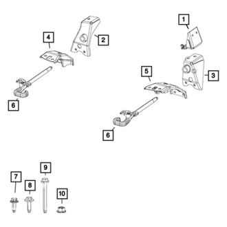 Mopar® - Tow Hook Bracket