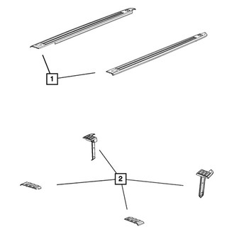 Ram OE - Rear Left Truck Bed Molding