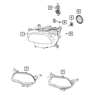 Mopar® - Driver Side Replacement Headlight