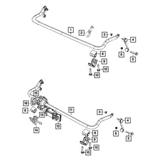 Jeep OE - Front Suspension Stabilizer Bar Link