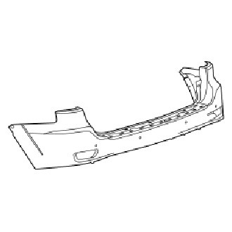 Jeep OE - Rear Upper Bumper Cover