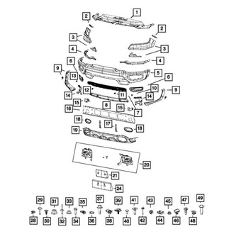 Ram OE - Front Grille Molding
