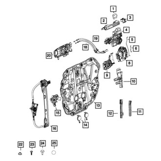 Jeep OE - Front Exterior Door Handle Cover