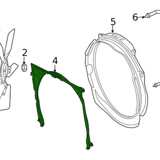 Mopar® - Engine Cooling Fan Shroud