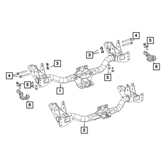 Jeep OE - Rear Trailer Hitch