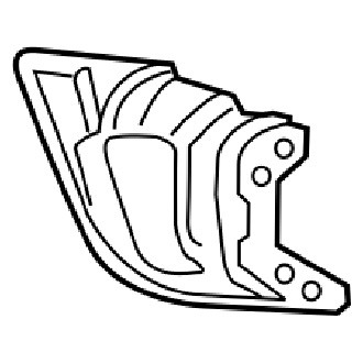 Jeep OE - Right Bumper Extension Bracket