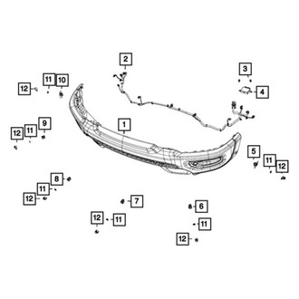 Ram OE - Front Right Inner Parking Aid Sensor Housing