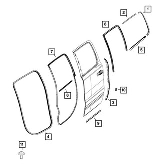 Mopar® - Day Light Opening Molding