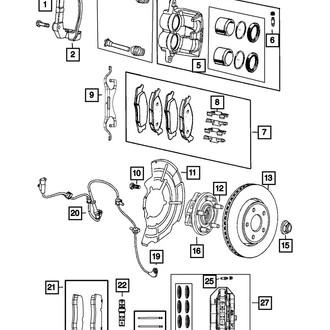 Mopar® - Driver or Passenger Side Wheel Bearing and Hub Assembly