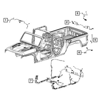 Jeep OE - Rear Parking Aid System Wiring Harness