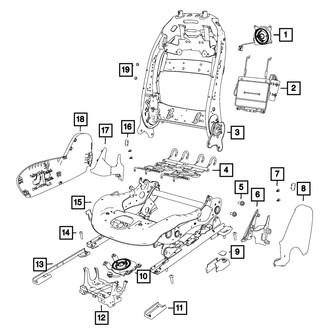 Mopar® - Power 4 Way Lumbar