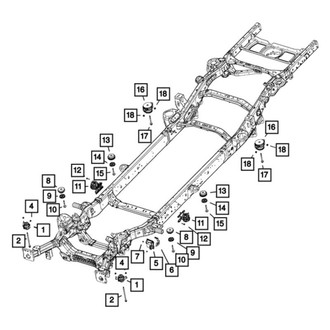 Ram OE - Right Body Mount Cushion