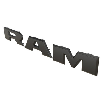 Mopar® - "RAM" Nameplate Black Grille Emblem