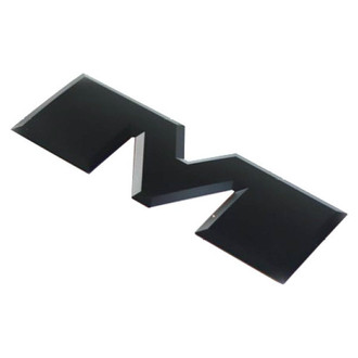 Mopar® - "M" Letter Gloss Black Tailgate Emblem