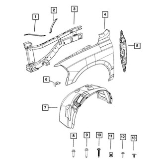 Mopar® - Fender Mounting Bracket