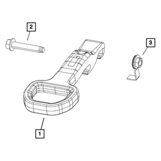 Ram OE - Front Tow Hook