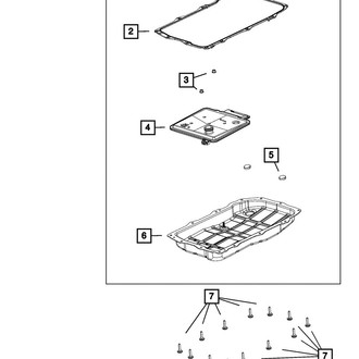Mopar® - Automatic Transmission Oil Pan and Filter Kit