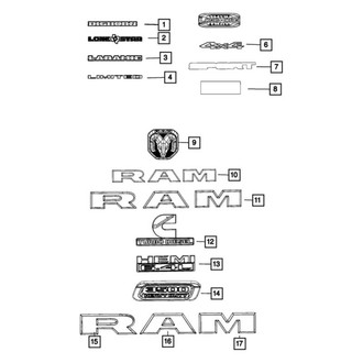 Mopar® - Liftgate Emblem