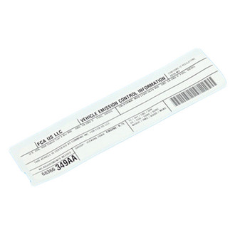 Mopar® - Vehicle Emission Control Information Label