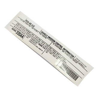 Mopar® - Vehicle Emission Control Information Label
