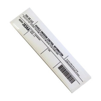 Mopar® - Vehicle Emission Control Information Label