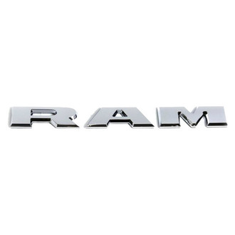 Mopar® - "RAM" Nameplate Chrome Right Side Front Door Emblem