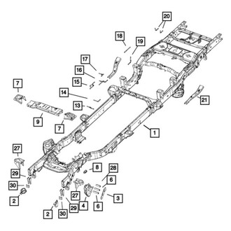 Mopar® - Chassis Frame Assembly