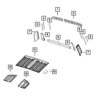 Jeep OE - Roof Opening Trim Clip