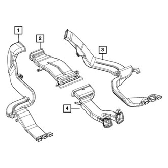 Ram OE - Instrument Panel Air Duct