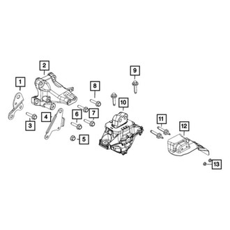 Jeep OE - Left Engine Mount Heat Shield