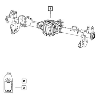 Mopar® - SAE 75W-85 API GL-5 Synthetic Differential Fluid