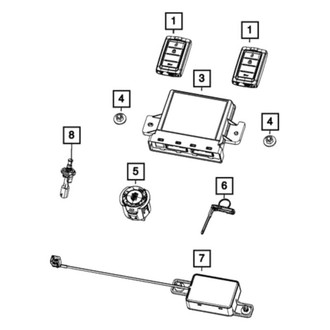Jeep OE - Keyless Entry Receiver