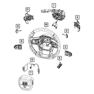 Ram OE - Steering Wheel Transmission Shift Control Switch