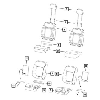 Jeep OE - Front Headrest Guide