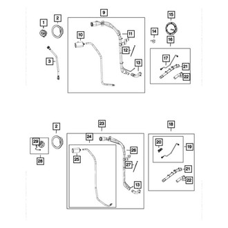 Jeep OE - Rear Left Fuel Filler Door