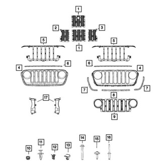 Jeep OE - Collision Avoidance Camera Bracket