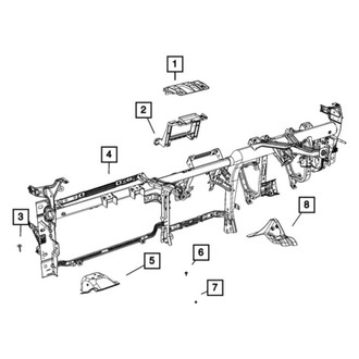 Mopar® - Radio Bracket