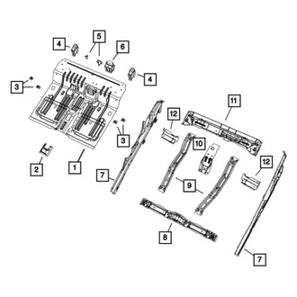 Jeep OE - Rear Left Floor Jack Bracket