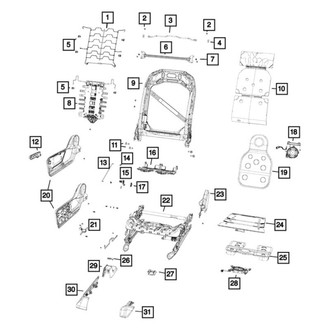 Mopar® - Seat Bracket