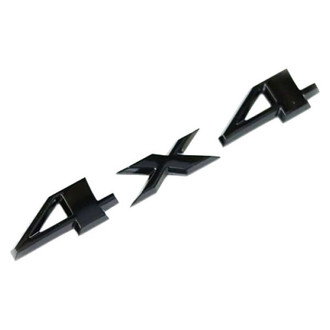Mopar® - "4 x 4" Nameplate Gloss Black Front Door Emblem
