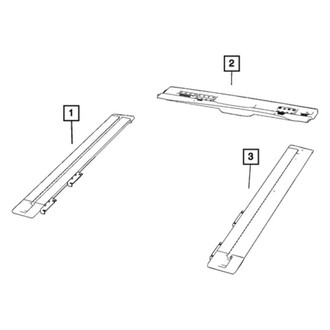 Mopar® - Truck Bed Cargo Divider Side Rail Slide