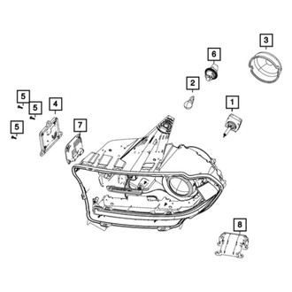 Dodge OE - Front High Intensity Discharge (HID) Lighting Ballast