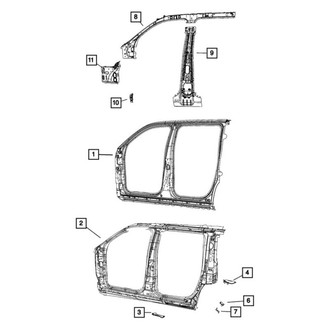Jeep OE - Left Outer Uniside