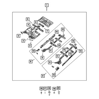 Mopar® - Occupant Restraint Module Bracket