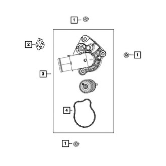 Mopar® - Engine Coolant Thermostat Housing Bolt
