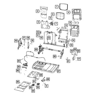 Mopar® - Seat Hinge