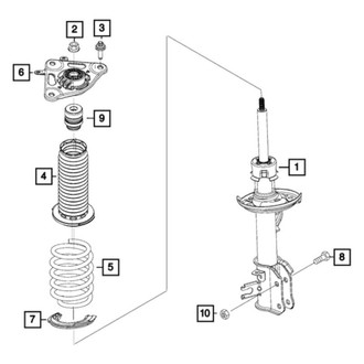 Mopar® - Rear Driver Side Strut
