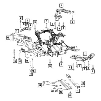 Jeep OE - Front Engine Cradle