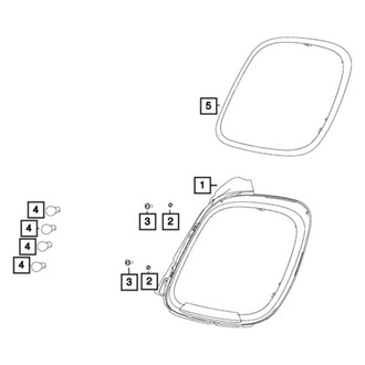 Mopar® - Passenger Side Replacement Tail Light