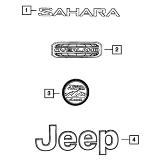 Jeep OE - Front Fender Emblem